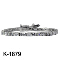 Fashion Sterling Silver Micro Pave CZ Bracelet Jewelry (K-1879. JPG)